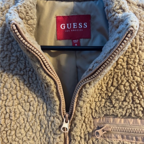 Guess Tan Teddy Jacket - Picture 4 of 4